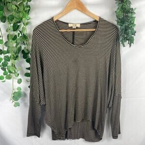 n/p soft striped lounge top S